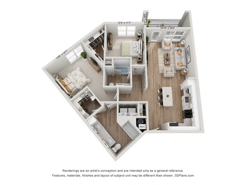 bedroom floor plan anjou 1600 sq ft, opens a dialog